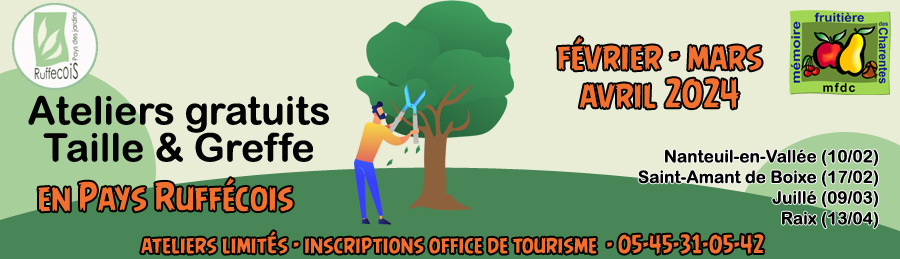 Ateliers Taille & Greffe en Pays Ruffécois